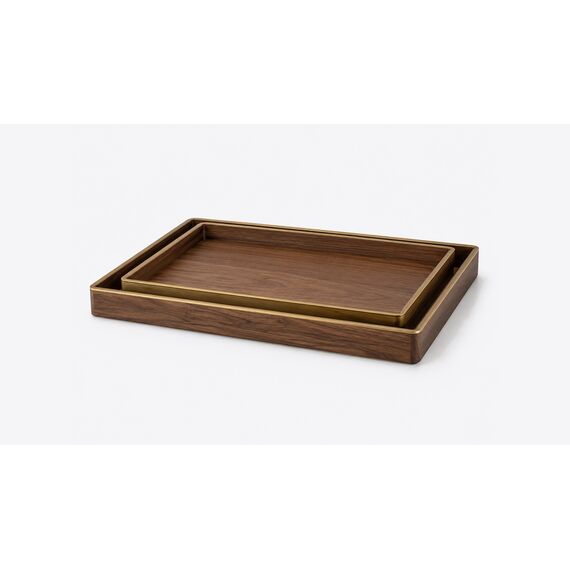 Rafiq Stackable Serving Tray Pair — design preview