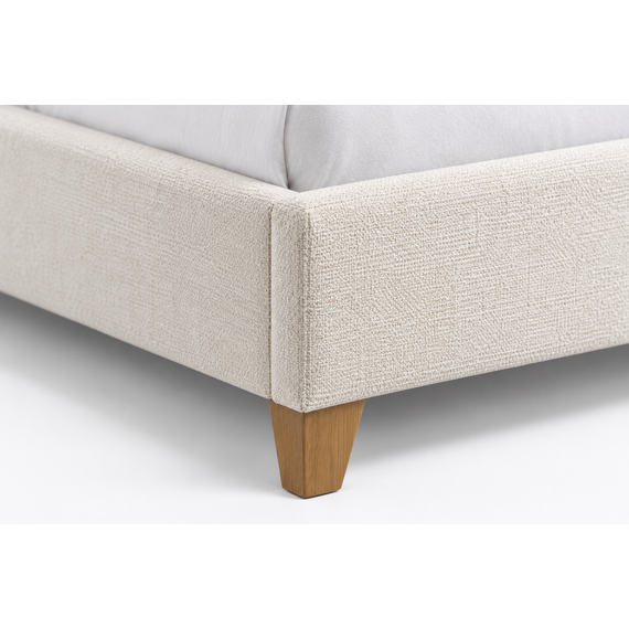Rayan bed styled in a contemporary bedroom
