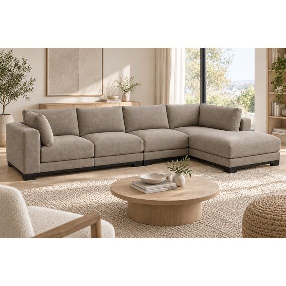 Alya Modular 4-Piece Sectional — design preview