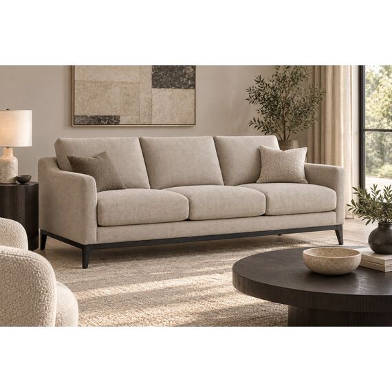 Kora Quiet Luxury 3-Seater Sofa — design preview