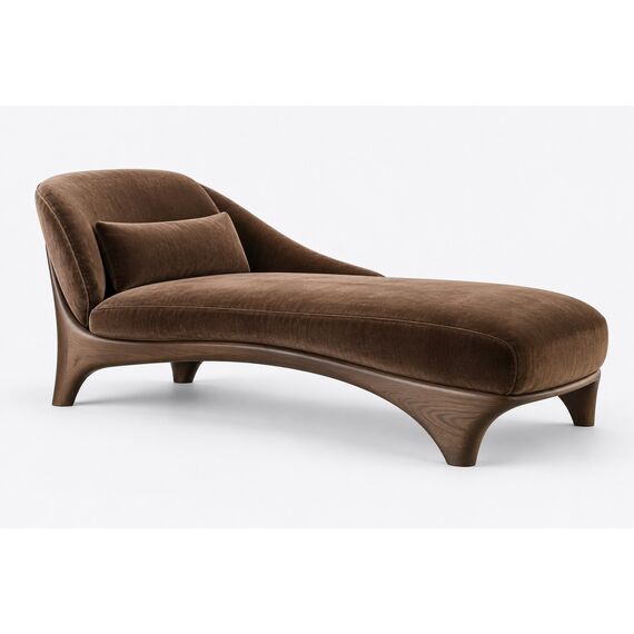 Vira Organic Modern Chaise Lounge — design preview