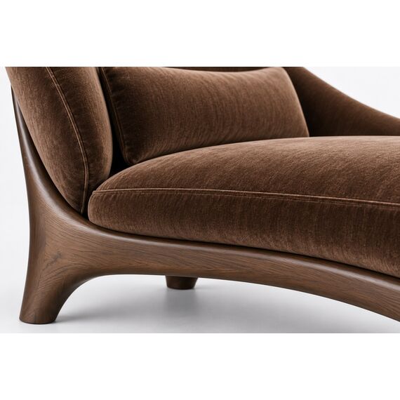 Vira Organic Modern Chaise Lounge — design preview