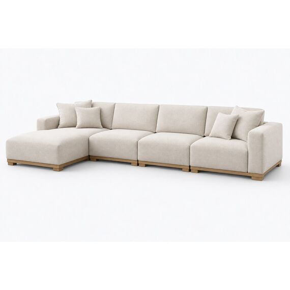Nisa Modular 4-Piece Sectional — design preview
