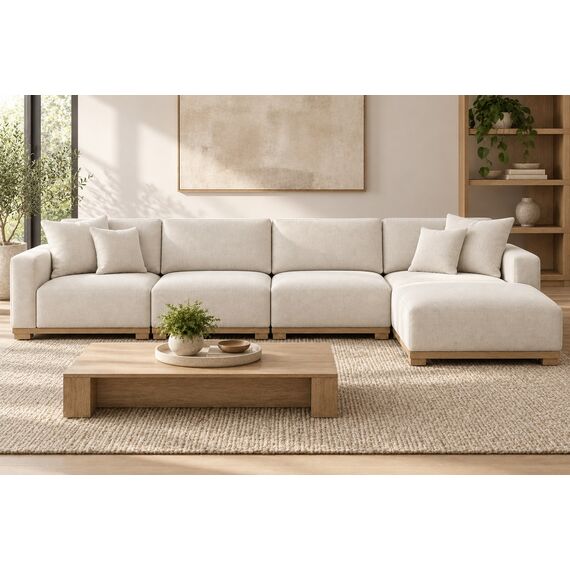 Nisa Modular 4-Piece Sectional — design preview