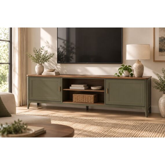 Safa Compact Console + Media Storage — design preview