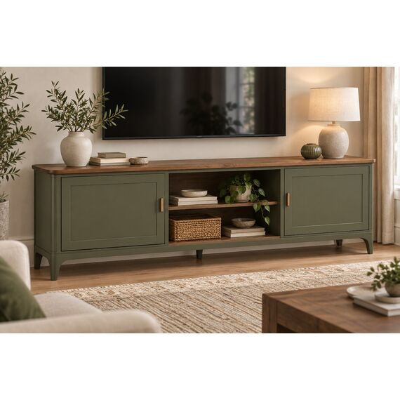 Safa Compact Console + Media Storage — design preview