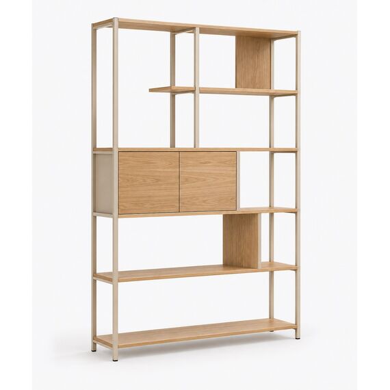 Mirae Modular Room Divider Shelf — design preview
