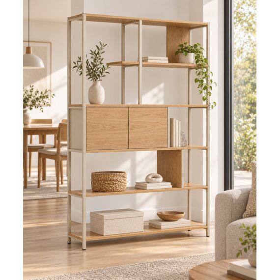 Mirae Modular Room Divider Shelf — design preview