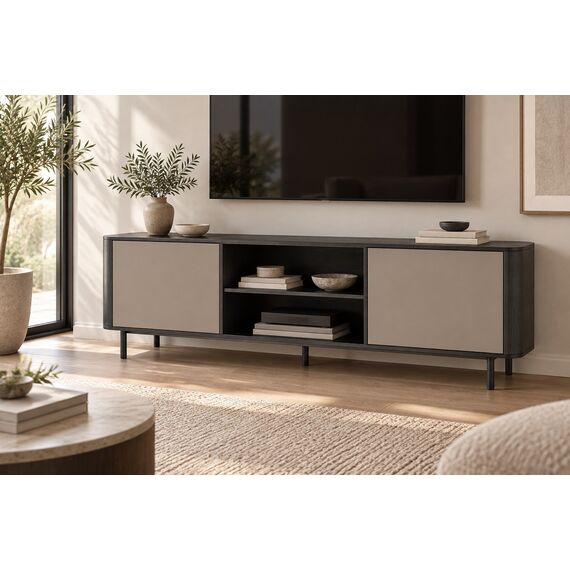 Meya Compact Console + Media Storage — design preview