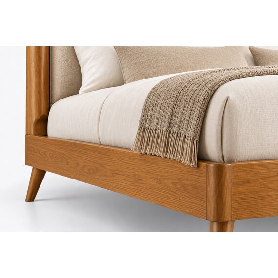 Nisa Mid-Century Queen Platform Bed — design preview