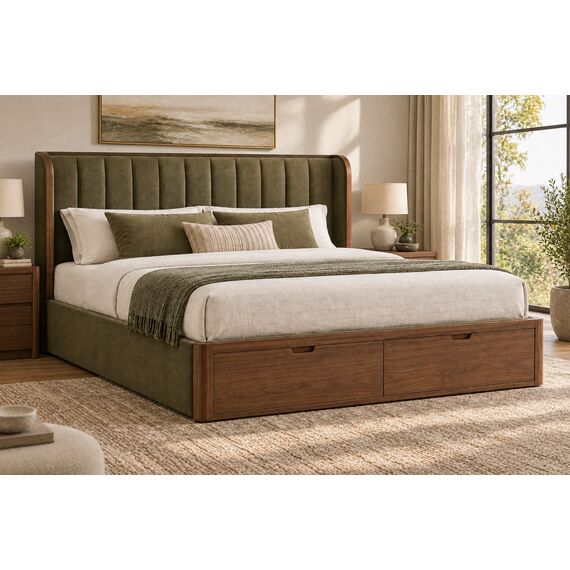 Vela Smart King Storage Bed — design preview