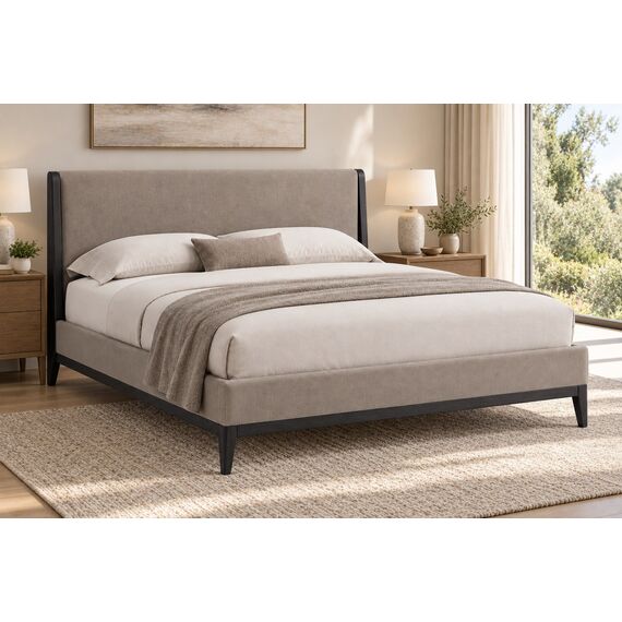 Milan Queen Platform Bed — design preview