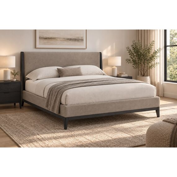 Milan Queen Platform Bed — design preview