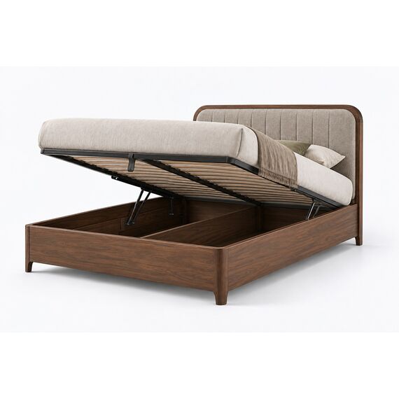 Alya Smart Queen Lift-Up Storage Bed — design preview