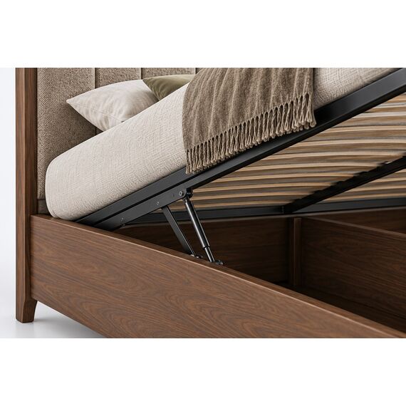Alya Smart Queen Lift-Up Storage Bed — design preview