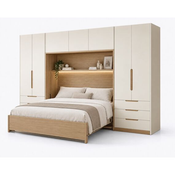 Nora Modular Wardrobe Bed Wall System — design preview
