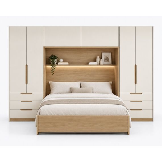 Nora Modular Wardrobe Bed Wall System — design preview