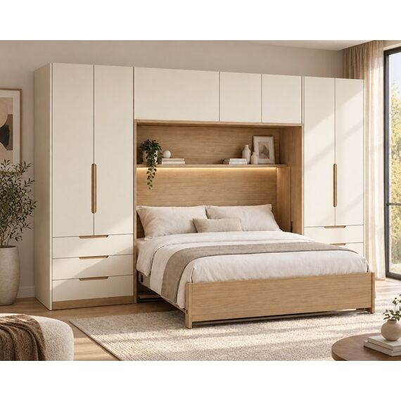 Nora Modular Wardrobe Bed Wall System — design preview