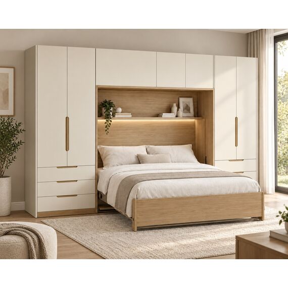 Nora Modular Wardrobe Bed Wall System — design preview
