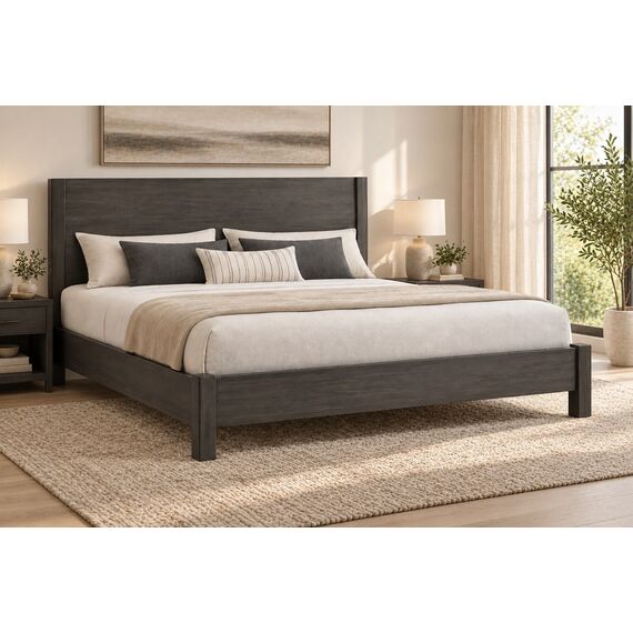 Kora Queen Platform Bed — design preview