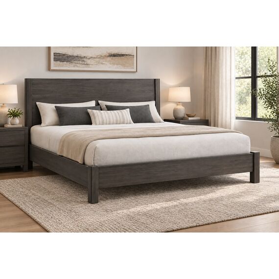 Kora Queen Platform Bed — design preview