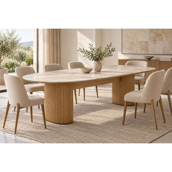 Mora 8-Seater Dining Table — design preview