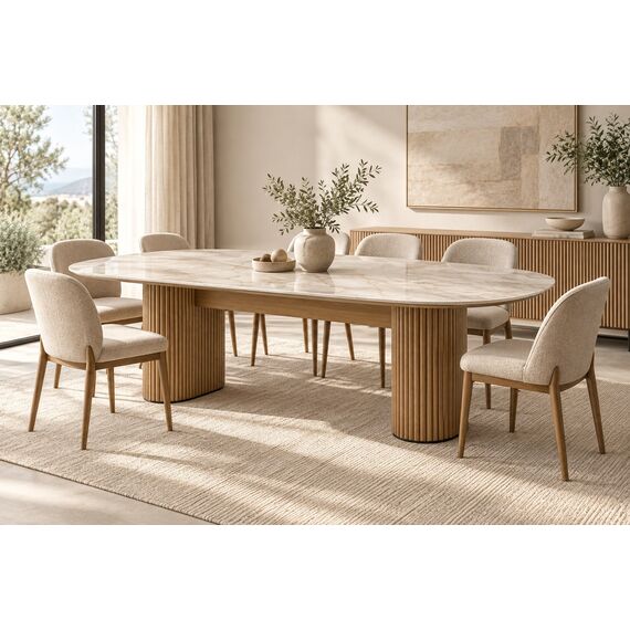 Mora 8-Seater Dining Table — design preview