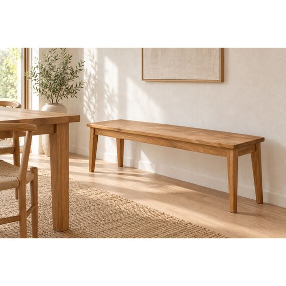 Vela Compact Dining Bench — design preview