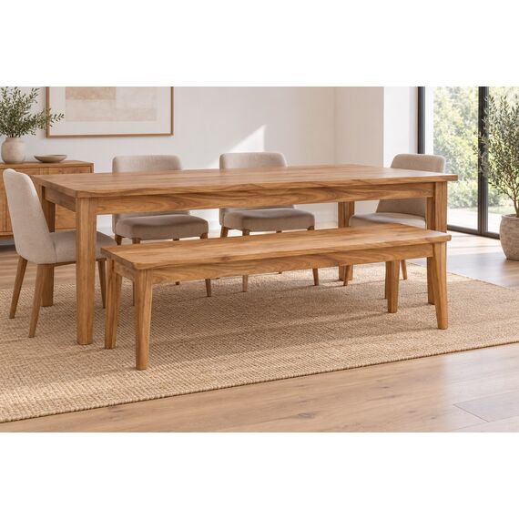 Vela Compact Dining Bench — design preview