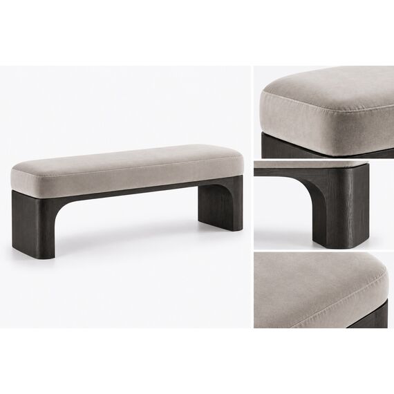 Aara Compact Accent Bench — design preview