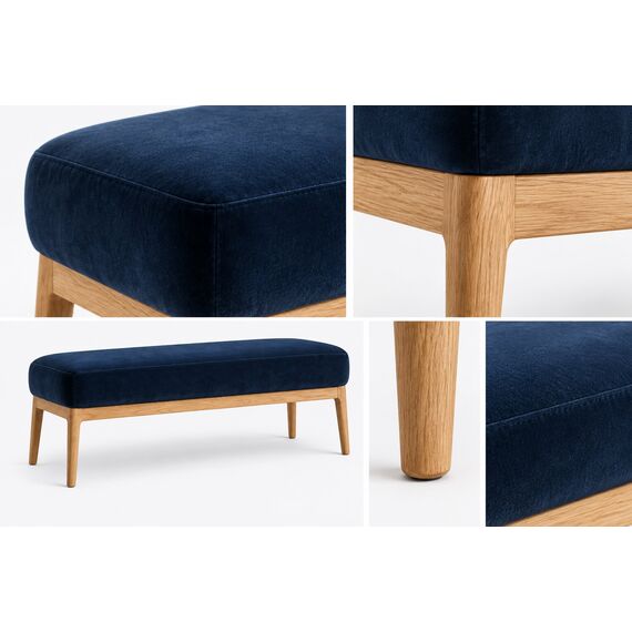 Zara Compact Accent Bench — design preview