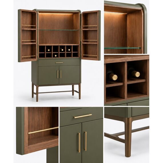 Vira Smart Bar Cabinet — design preview
