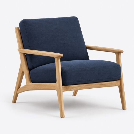 Kora Japandi Lounge Chair — design preview
