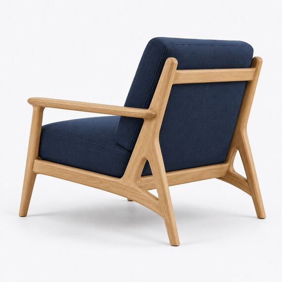 Kora Japandi Lounge Chair — design preview