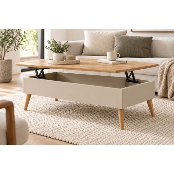 Milan Smart Lift-Top Coffee Table — design preview