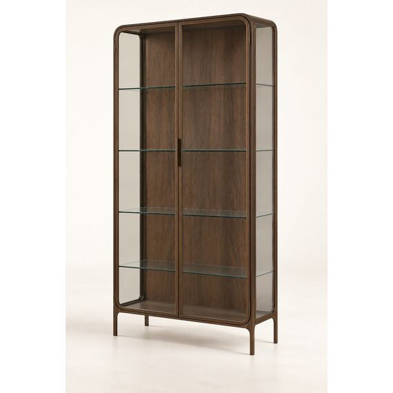 Milan Compact Glass Display Cabinet — design preview