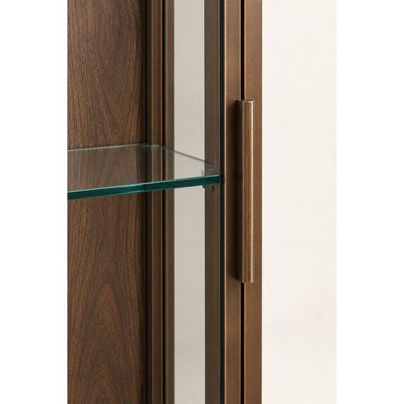 Milan Compact Glass Display Cabinet — design preview