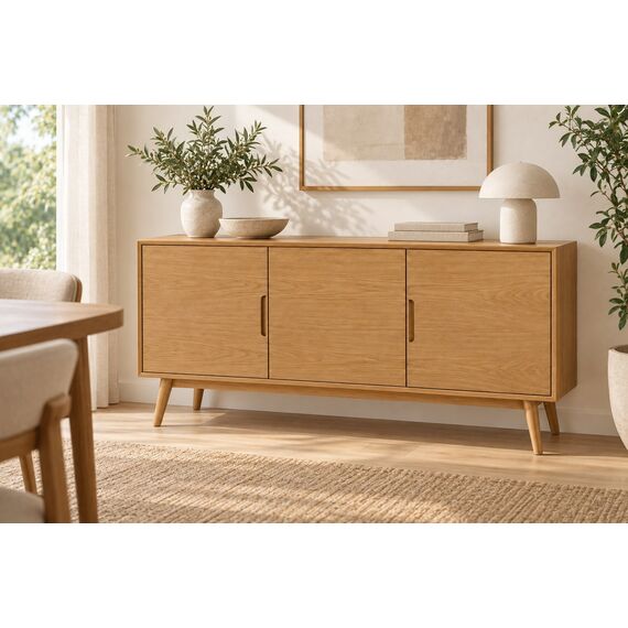 Luma Mid-Century 3-Door Sideboard — design preview