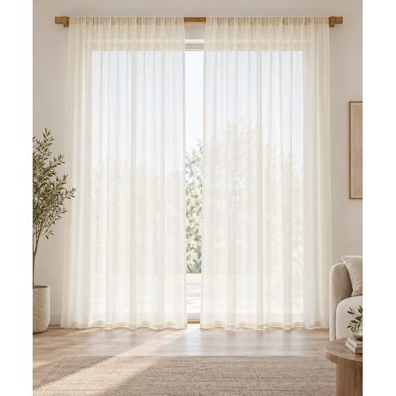 Nisa Sheer Curtain Pair — design preview