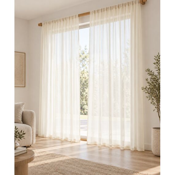 Nisa Sheer Curtain Pair — design preview