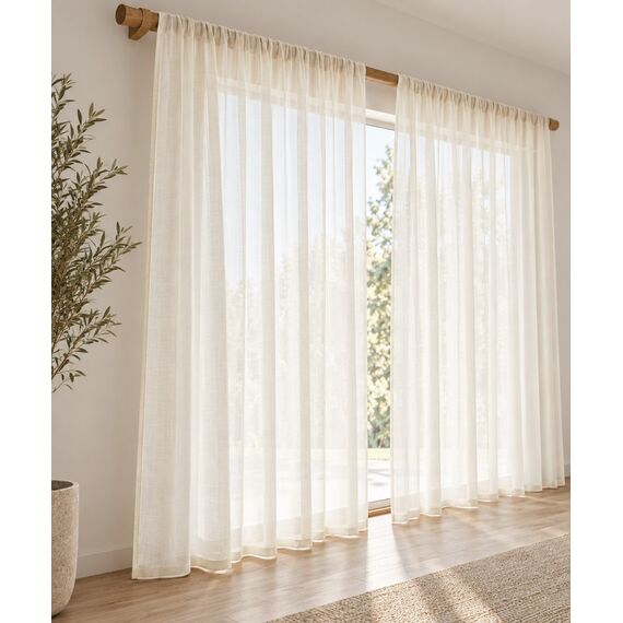 Nisa Sheer Curtain Pair — design preview