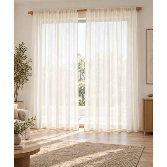 Nisa Sheer Curtain Pair — design preview