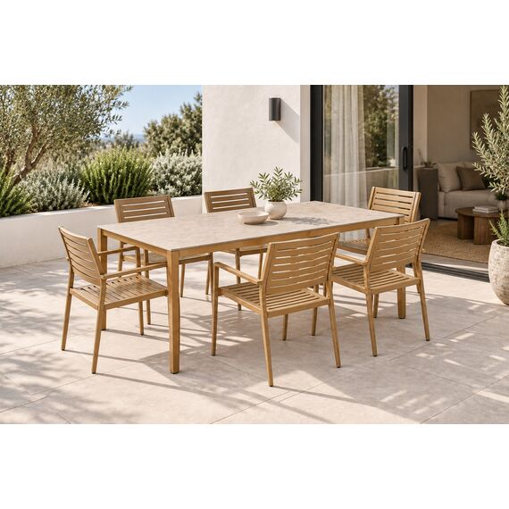Lina Outdoor Dining Set — design preview