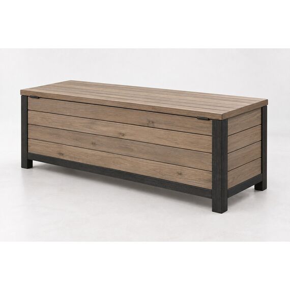 Luma Outdoor Storage Bench — design preview