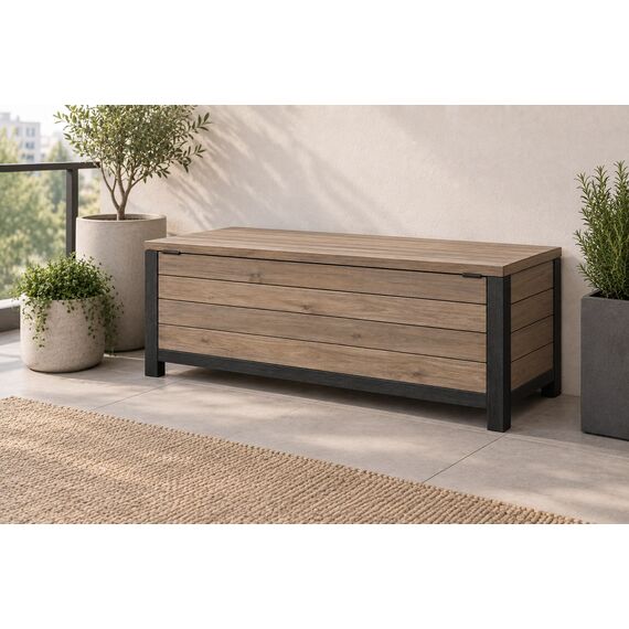 Luma Outdoor Storage Bench — design preview