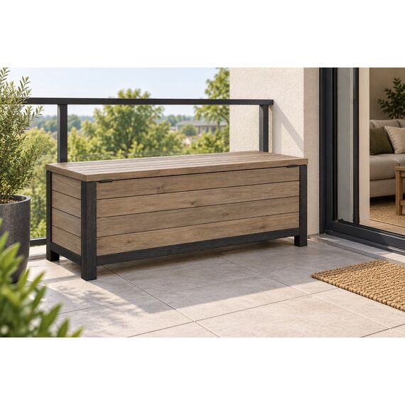 Luma Outdoor Storage Bench — design preview