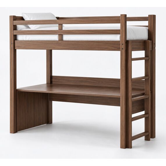 Vela Loft Bed + Desk — design preview