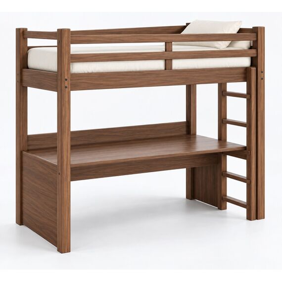 Vela Loft Bed + Desk — design preview