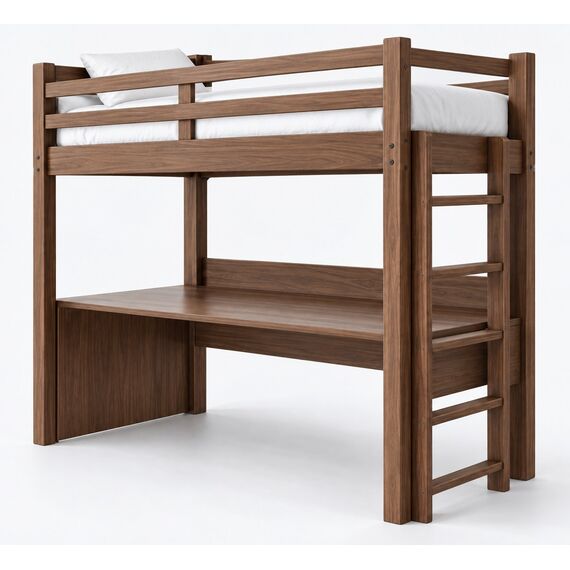 Vela Loft Bed + Desk — design preview