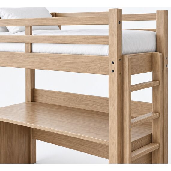Vela Loft Bed + Desk — design preview